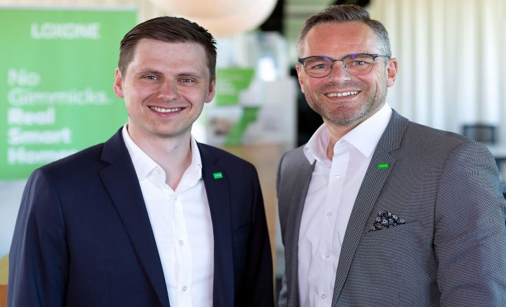 Florian Wöss, CMO Loxone, und Rüdiger Keinberger, CEO Loxone Foto: Loxone