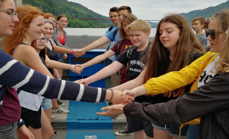 Das EU-Projekt verbindet Schüler aus drei Ländern. Foto: NMS Lembach