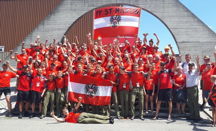 Die Kameraden aus St. Martin haben wieder allen Grund zum Jubeln. Foto: FF St. Martin 