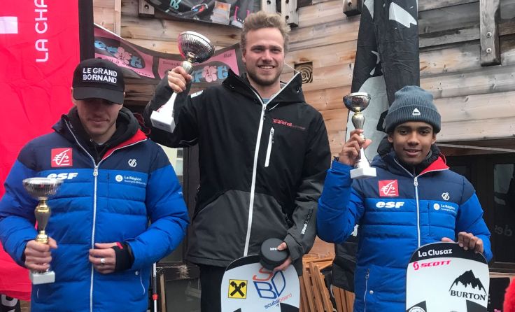 Der Haslacher Snowboarder triumphierte in Frankreich. Foto: Kroh