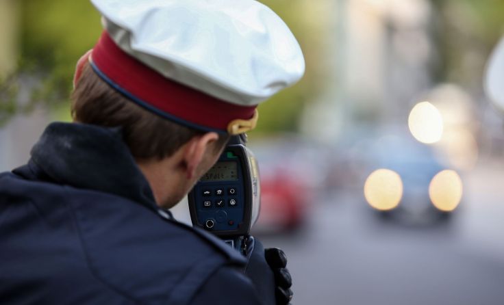 Auf der B127 war der Lenker zu schnell unterwegs und wurde deshalb angehalten. Foto: Weihbold