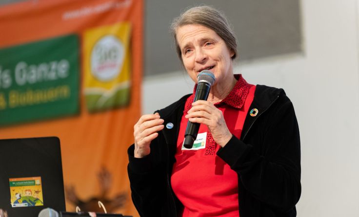 Klimawissenschaftlerin Helga Kromp-Kolb bei den Biobauern-Tagen Foto: BIO AUSTRIA/Liebentritt