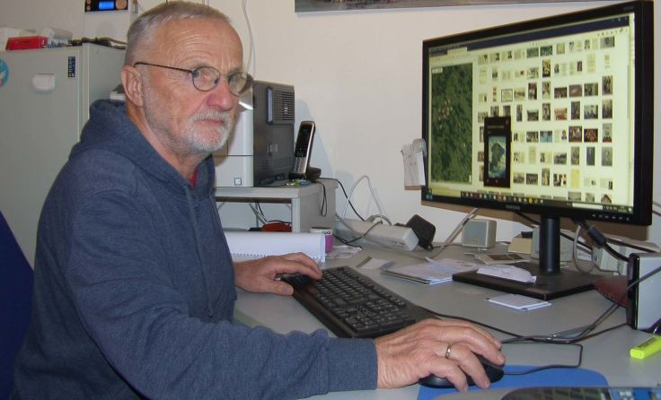 Ignaz Märzinger ist Topotheken-Verantwortlicher des Bezirksheimatvereins. Foto: Märzinger