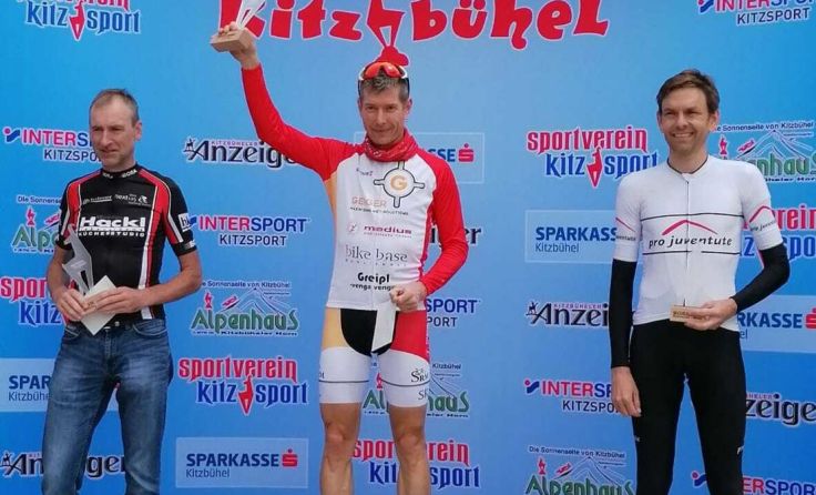 Thomas Mairhofer radelte auf Platz 2 beim Kitzbüheler Horn Bergrennen. Foto: BikeNext125