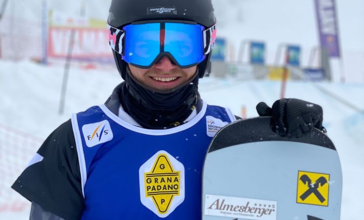 Andreas Kroh wurde zweimal Vierter bei Europacup-Rennen. Foto: Snowboardclub Böhmerwald