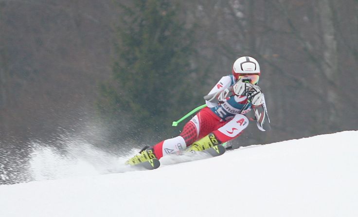 Lukas Madlmayr fuhr zum Landesmeistertitel im Riesentorlauf. Foto: Pirkes