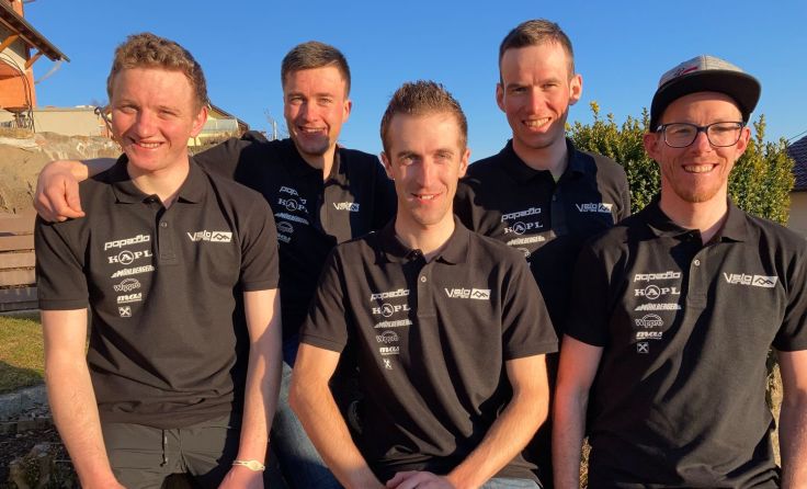 Diese fünf Radsportler haben ihren eigenen Radsportverein gegründet. Foto: velo.crew PopaFlo