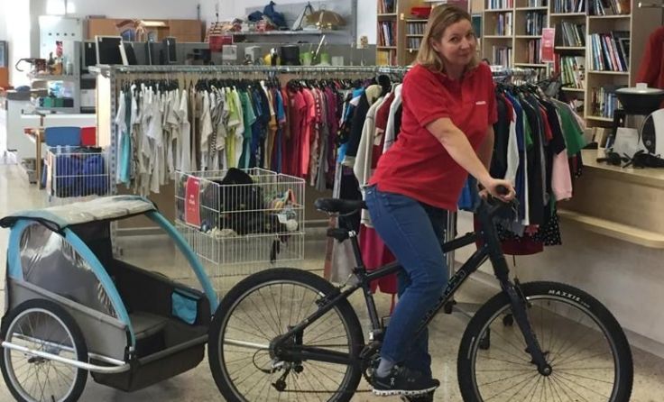 Das Angebot im ReVital-Shop wurde um Fahrräder erweitert. Foto: Volkshilfe OÖ