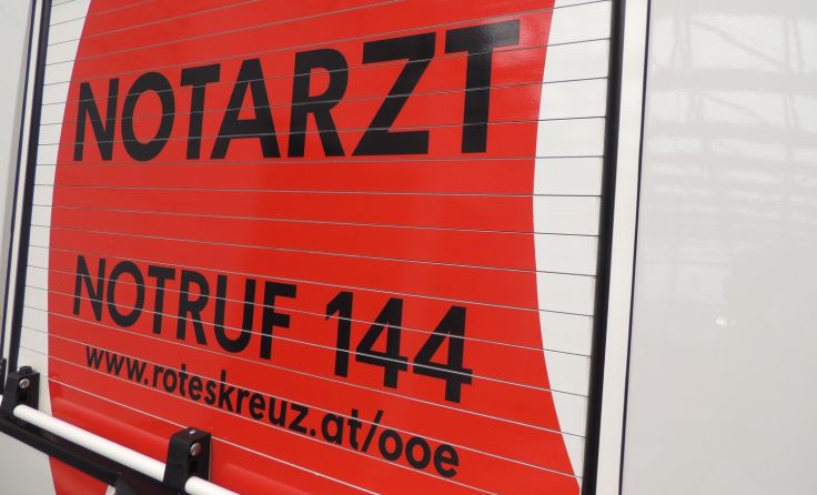 Beide Unfallbeteiligten mussten ins Krankenhaus gebracht werden. Foto: Rotes Kreuz