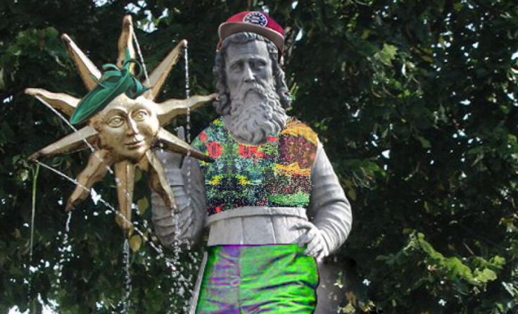 Der Sonnenmann ist bereit fürs nächste Gwand tauschen. (Foto: UNSA Aigen-Schlägl)