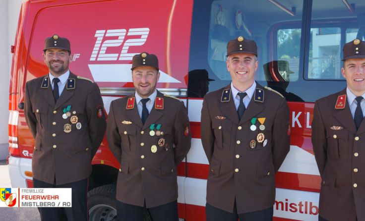 Vier Kameraden der FF Mistlberg krönten sich mit Gold. (Foto: FF Mistlberg)