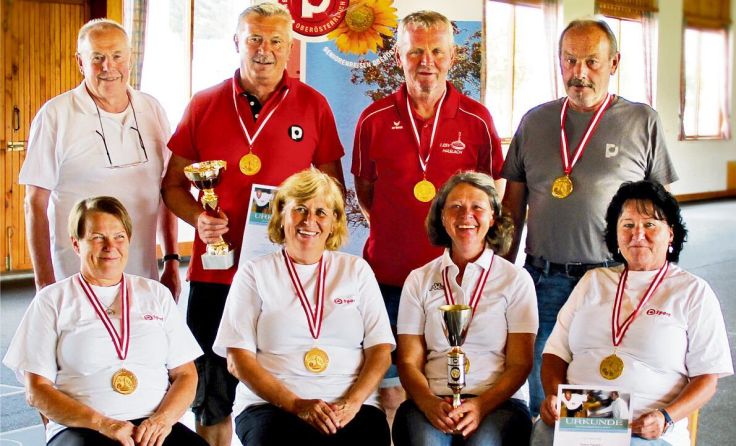 Die zielsicheren Bezirksmeister aus Haslach (Foto: PV Rohrbach)