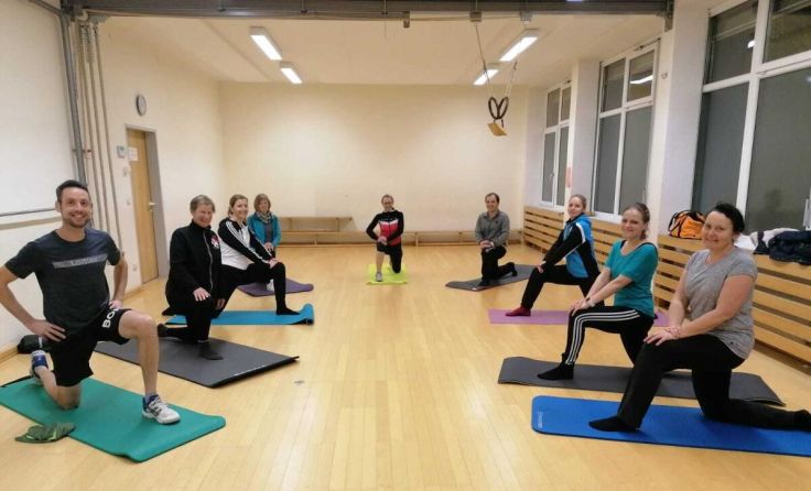 Das präventive Wirbelsäulentraining geht wieder los. (Foto: Irene Rosenberger-Schiller)