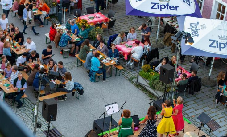 Das Sommerfest war gelungener Abschluss der Sommergespräche. (Foto: Grüne Neufelden)