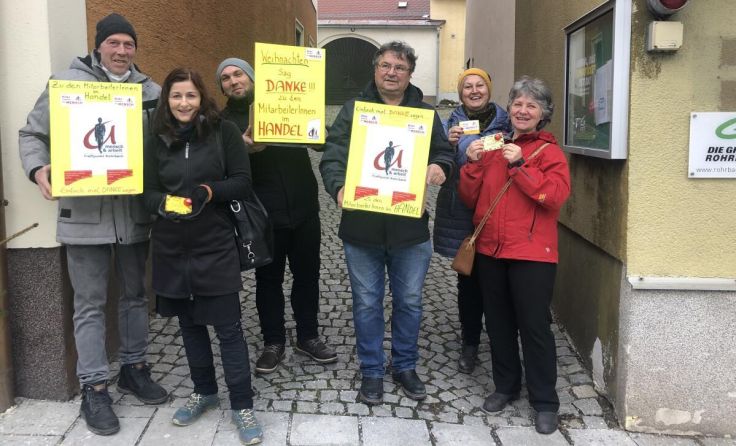Das mensch&arbeit-Team lud ein, Danke zu sagen. (Foto: mensch&arbeit)