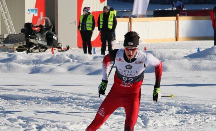 Kilian Kehrer beim Austria Cup in Bad Mitterndorf (Foto: Schiunion Böhmerwald)