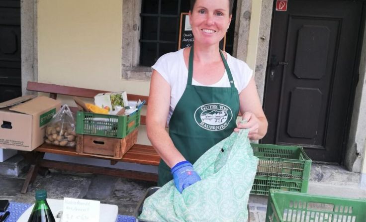 Das Wochenmarkt-Team startet am Samstag in die neue Saison. (Foto: Hintenberger)