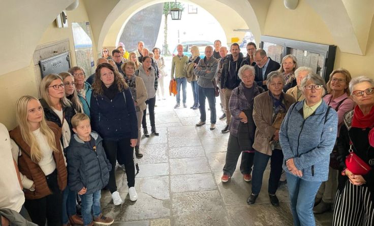 Neubürger lernten ihre neue Heimatstadt näher kennen. (Foto: Stadtgemeinde Rohrbach-Berg)