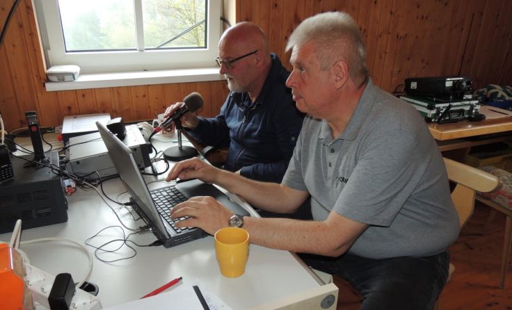 Teilnehmer beim AOEE Funkwettbewerb (Foto: Amateurfunkclub Rohrbach)