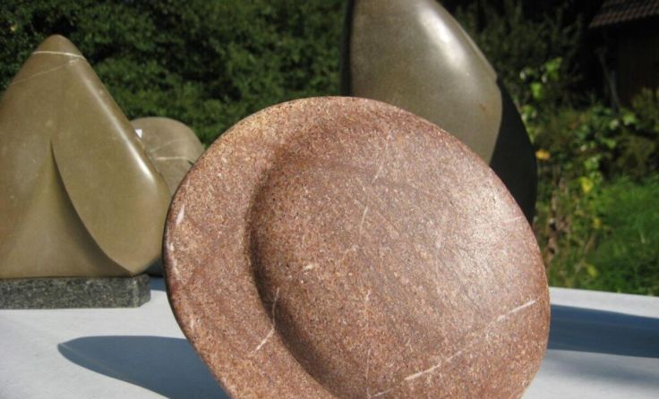 Steinskulpturen von Gerhard J. Krößwang (Foto: privat)
