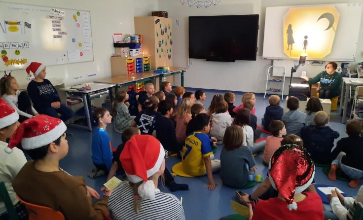 Freude am Lesen und Vorlesen erlebten die Lembacher Volksschüler. (Foto: VS Lembach)