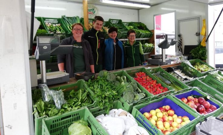 Die Wochenmarkt-Standler sind bereit für die neue Saison. (Foto: privat)
