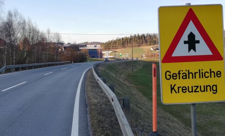 Entlang der B127 gibt es einige gefährliche Kreuzungen. (Foto: Gahleitner)