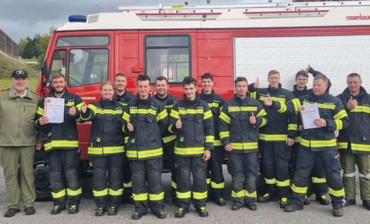 Ausbildung wird bei der FF Amesschlag groß geschrieben. (Foto: FF Amesschlag / Karl Wiesmayr)