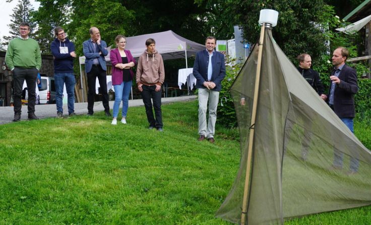 Das Projekt wurde auf einem Biobetrieb in Bayern vorgestellt. (Foto: Gahleitner)