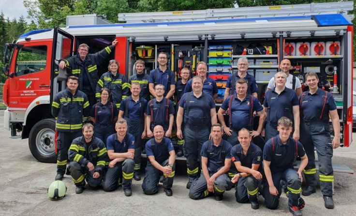 Die Trefflinger Feuerwehr-Kameraden sind für den Ernstfall vorbereitet. (Foto: Feuerwehr Treffling)
