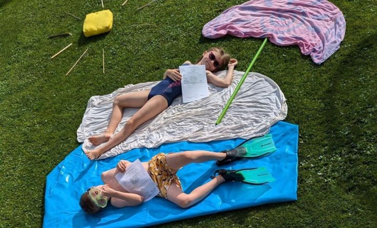 Florian und Marie Zauner aus Feldkirchen holten den Bezirkssieg. (Foto: Manuela Zauner)
