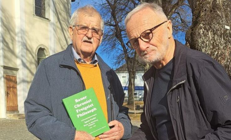 Redaktionsleiter Felix Grubich und Ignaz Märzinger (Satz, Layout und Cover) (Foto: Hanner)