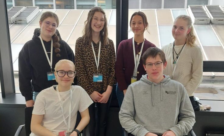 Sechs Sprachtalente aus dem Rohrbacher Gymnasium (Foto: BG/BRG Rohrbach)