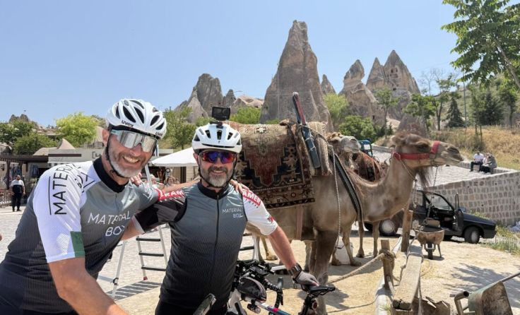 Georg Wolfmayr und Johannes Bichler radelten von Istanbul bis Zypern. (Foto: privat)