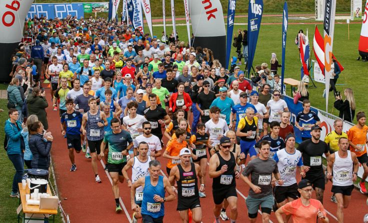 Familienfitness traf Spitzensport beim Donaulauf in Ottensheim. (Foto: Donaulauf)