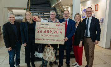 Weihnachtsbaum-Aktion in 120 Gemeinden brachte 26.600 Euro für die CliniClowns ein