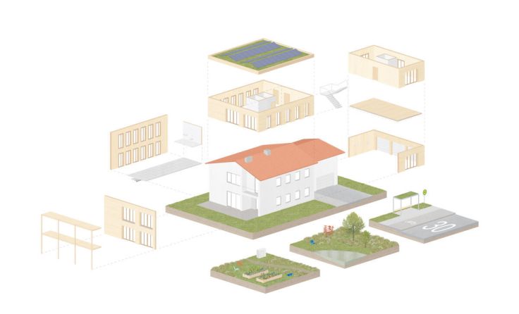 Bausteinprinzip Sanieren und Verdichten (Foto: PROJEKT_projektstudio_zt)