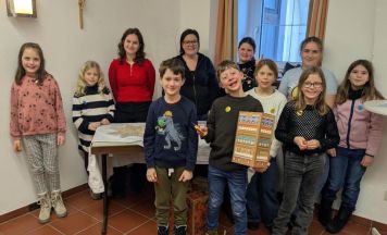 18 Kinder bilden die neue Jungschar in Feldkirchen