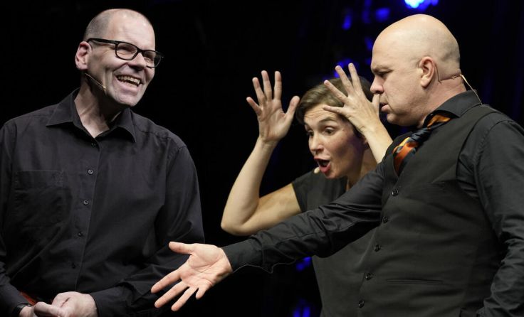 David Wagner, Daniela Wagner, Helmut Schuster improvisieren in Treffling. (Foto: Reinhard Winkler)