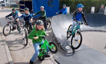 Hauptpreis bei der Mobilitätswoche brachte Lembacher Mittelschüler auf den Pumptrack