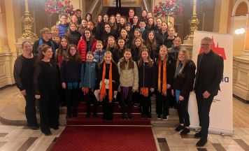 Internationales Chorfestival: Musikmittelschüler aus Neufelden kamen mit Silber aus Prag heim