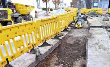 Neufelden realisierte kombinierten Ausbau von Glasfaser und Nahwärme