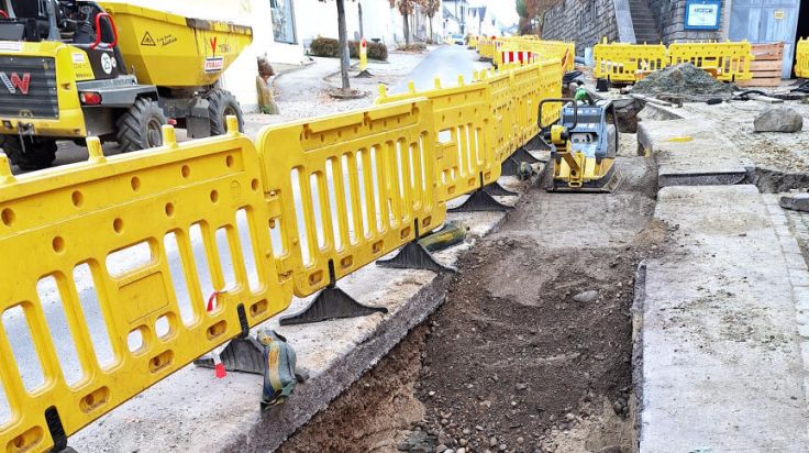 Neufelden realisierte kombinierten Ausbau von Glasfaser und Nahwärme