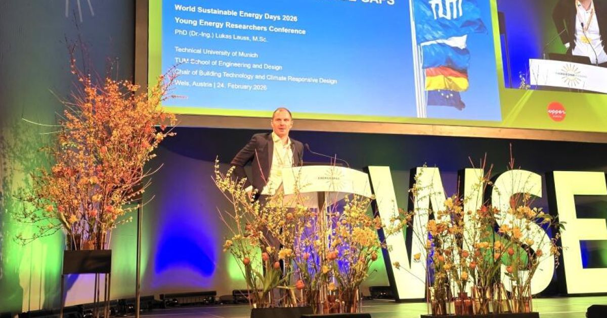 Lukas Lauss from Haslach presents new approaches to the energy transition ...