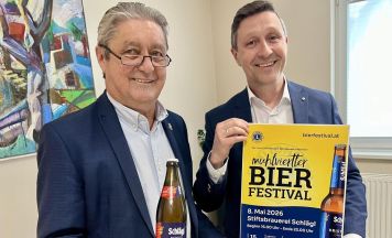 Lions-Bierfestival in der Stiftsbrauerei Schlägl: Biervielfalt genießen und dabei Gutes tun