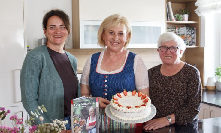 TV-Köchin Elfriede Schachinger ist beim ersten Genussmarkt zu Gast. (Foto: Elfriede Silber)