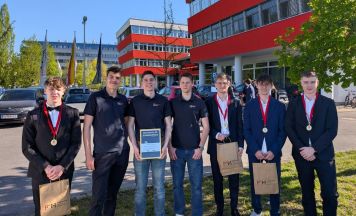 Maturanten der HTL Neufelden gewannen Sonderpreis für Trainingssystem für Feuerwehrleute