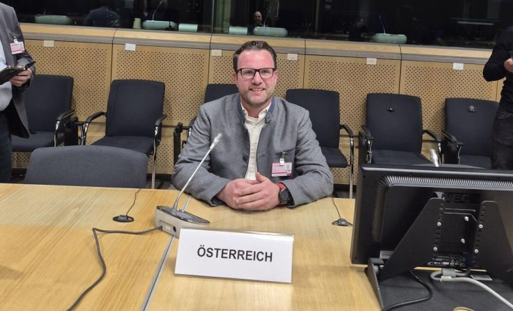 Rainer Martl war für Kollerschlag in Brüssel. (Foto: Rainer Martl)