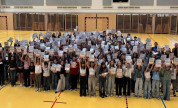Rohrbachs Gym-Schüler brachten mit Spendenlauf 1.100 Euro für den Kampf gegen Krebs zusammen