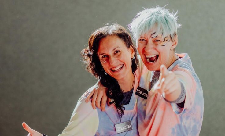 Zaida und Klaudia machen als Color Duo das Leben bunt. (Foto: Color Duo)